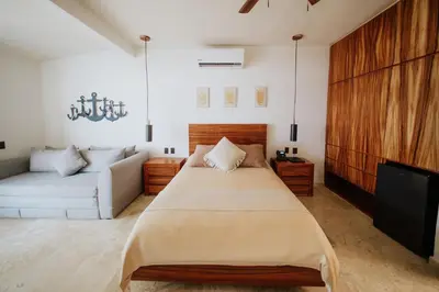 Cama o camas de una habitación en Villa Marena Hotel Boutique