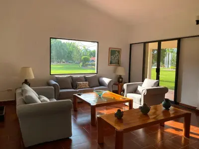 Zona de estar de Vacation House in Yautepec Chamilpa