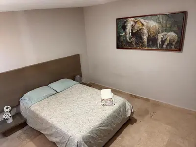 Cama o camas de una habitación en Casa Tlaxcalancingo