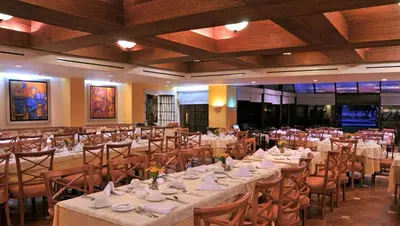 Un restaurante o sitio para comer en Hotel Terranova