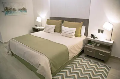 Cama o camas de una habitación en Hotel Terranova