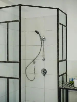 Un baño de Apartamento nuevo con vistas a jardín cerca de Coyoacán