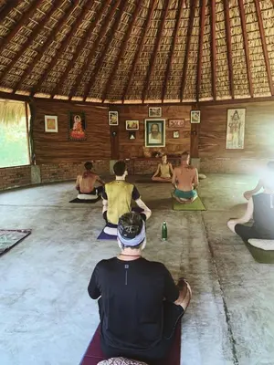 Clientes alojados en Shanti Lanka Ashram
