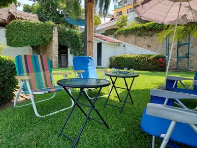 Jardín al aire libre en Casa Don Javier, 14p, Pool, Lake, Cook