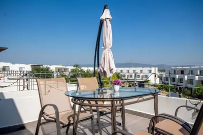 Un balcón o terraza de Casa de Relax con Alberca y bellas Amenidades
