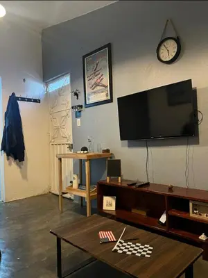 Una televisión o centro de entretenimiento en Casa en Reforma