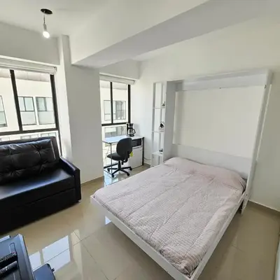 Habitación con baño privado en departamento compartido cerca de zona de conciertos
