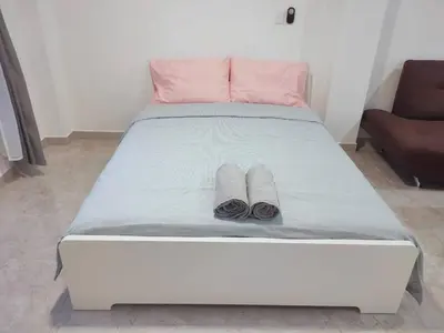 Cama o camas de una habitación en Studio del Centro
