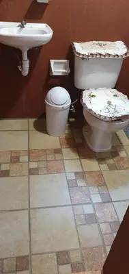 Un baño de Cabaña la ira