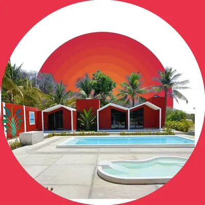 Piscina en o cerca de Cabañas El Amanecer de AYUTA