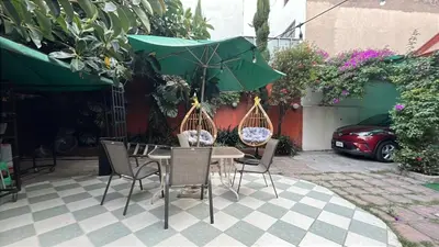 Jardín al aire libre en Habitacion Melon