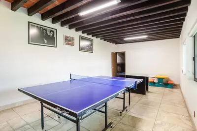 Instalaciones para jugar al ping pong en Villa MAJUM Cocoyoc o alrededores