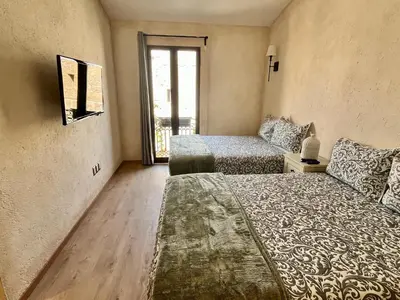 Cama o camas de una habitación en Val'quirico Auguri Zócalo II, Depto 5 Camas