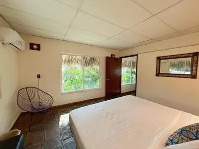 Cama o camas de una habitación en Casa Sarvelia, Punta Zicatela