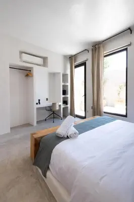 Cama o camas de una habitación en Lepetit