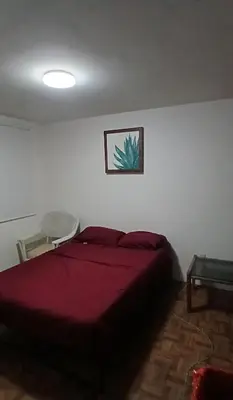 Cama o camas de una habitación en Residencia El navegante 2