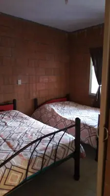 Cama o camas de una habitación en CASA DE CAMPO Metepec Atlixco, Puebla
