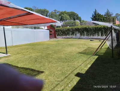 Jardín al aire libre en CASA DE CAMPO Metepec Atlixco, Puebla