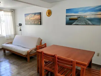 Zona de estar de Casa Pinos, 20 minutes from downtown and Monte Alban