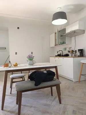 Una cocina o zona de cocina en Loft ËNXË Boutique Habitación Gray