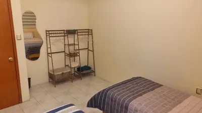 Cama o camas de una habitación en Departamento de 2 habitaciones en Casa la Experimental