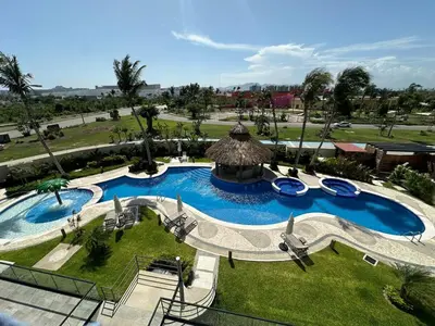 Plano de cómodo apartamento en Acapulco