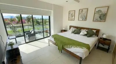 Plano de cómodo apartamento en Acapulco