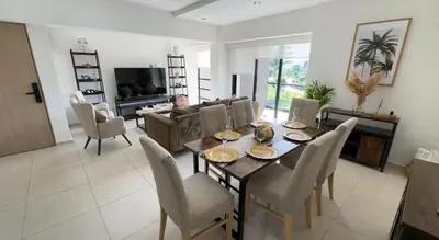 Plano de cómodo apartamento en Acapulco