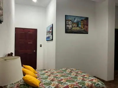 Cama o camas de una habitación en Hotel Y Villas el Encuentro