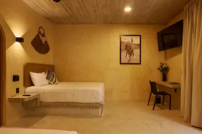Cama o camas de una habitación en Casa Nadó