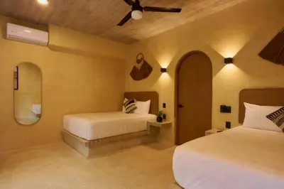 Cama o camas de una habitación en Casa Nadó