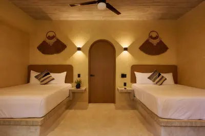 Cama o camas de una habitación en Casa Nadó