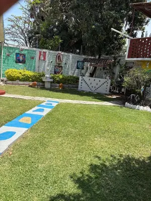 Jardín al aire libre en Casa Vacacional Oaxtepec Morelos