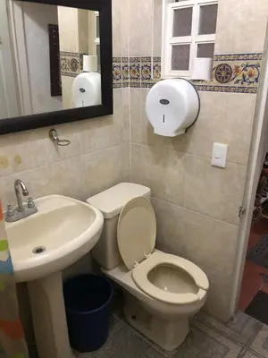 Un baño de Casa Vacacional Oaxtepec Morelos