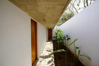 Jardín al aire libre en El Guayacan