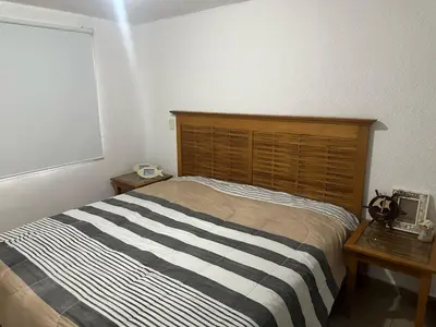 Cama o camas de una habitación en Casa villas tulipanes Acapulco