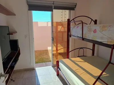 Cama o camas de una habitación en Hospedaje K&R
