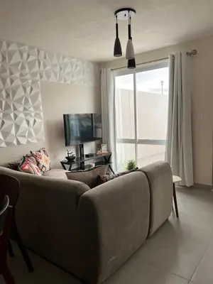 Zona de estar de Hermosa casa alberca climatizada