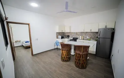 Una cocina o zona de cocina en ZAPATA Casa Vista al Mar