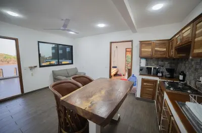 Una cocina o zona de cocina en ZAPATA Casa Vista al Mar