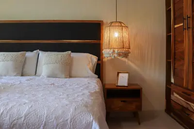 Cama o camas de una habitación en CASA ZOE- Cerca de playa