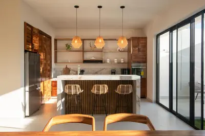 Una cocina o zona de cocina en CASA ZOE- Cerca de playa
