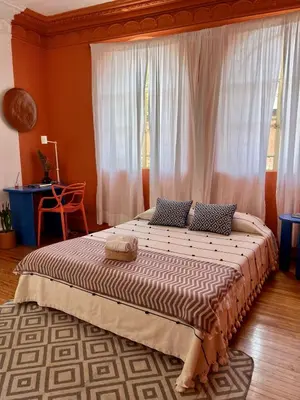 Cama o camas de una habitación en Mar de Lava