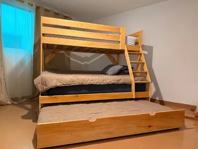 Cama o camas de una habitación en Ubicación, cerca aeropuerto y foro sol