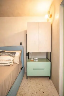 Cama o camas de una habitación en Charming Cozy Apartment in the Heart of Coyoacán