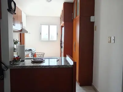 Una cocina o zona de cocina en Lindo Depto estilo vintage a una cuadra del bulevar 3er piso