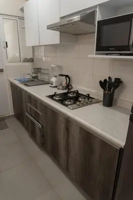 Una cocina o zona de cocina en Departamento Acapulco Diamante