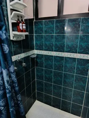 Un baño de Cultural Porfirio 2BR, Centro, Cocina & Parking