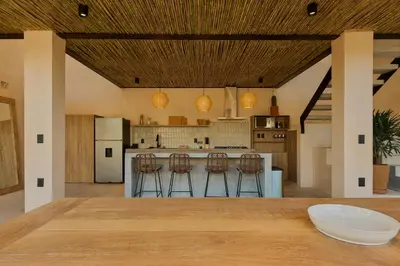 Una cocina o zona de cocina en Casa Cambria