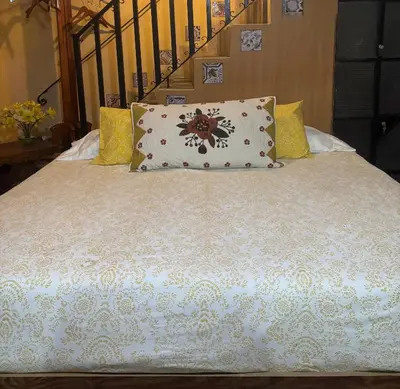 Cama o camas de una habitación en La Adornada Nardo